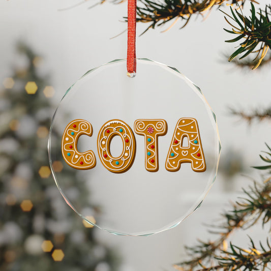 COTA Glass Ornament